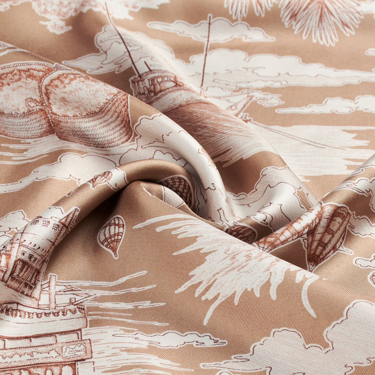 Tour of Joy Scarf in Silk & Wool