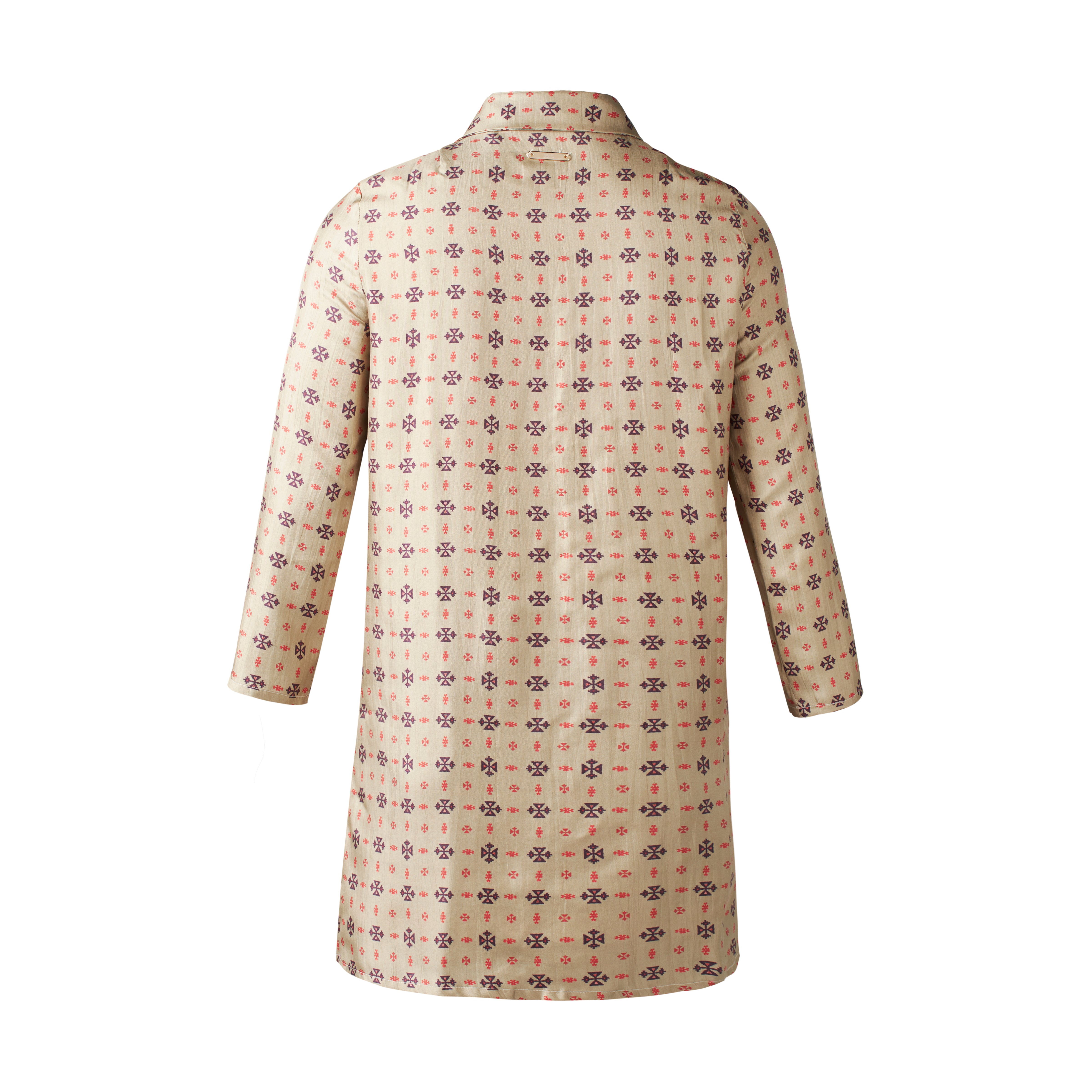 Ornamental Silk Reversible Coat