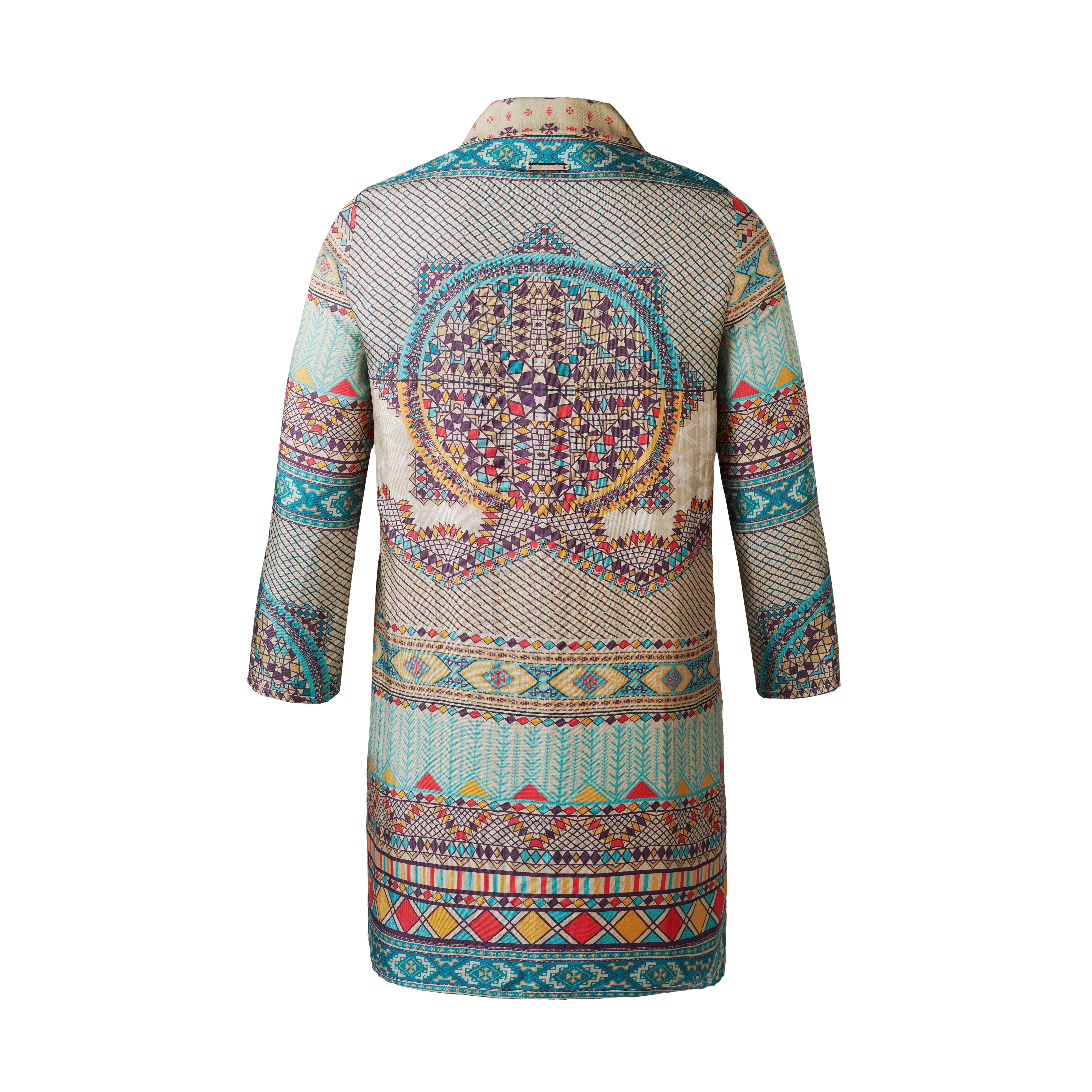 Ornamental Silk Reversible Coat