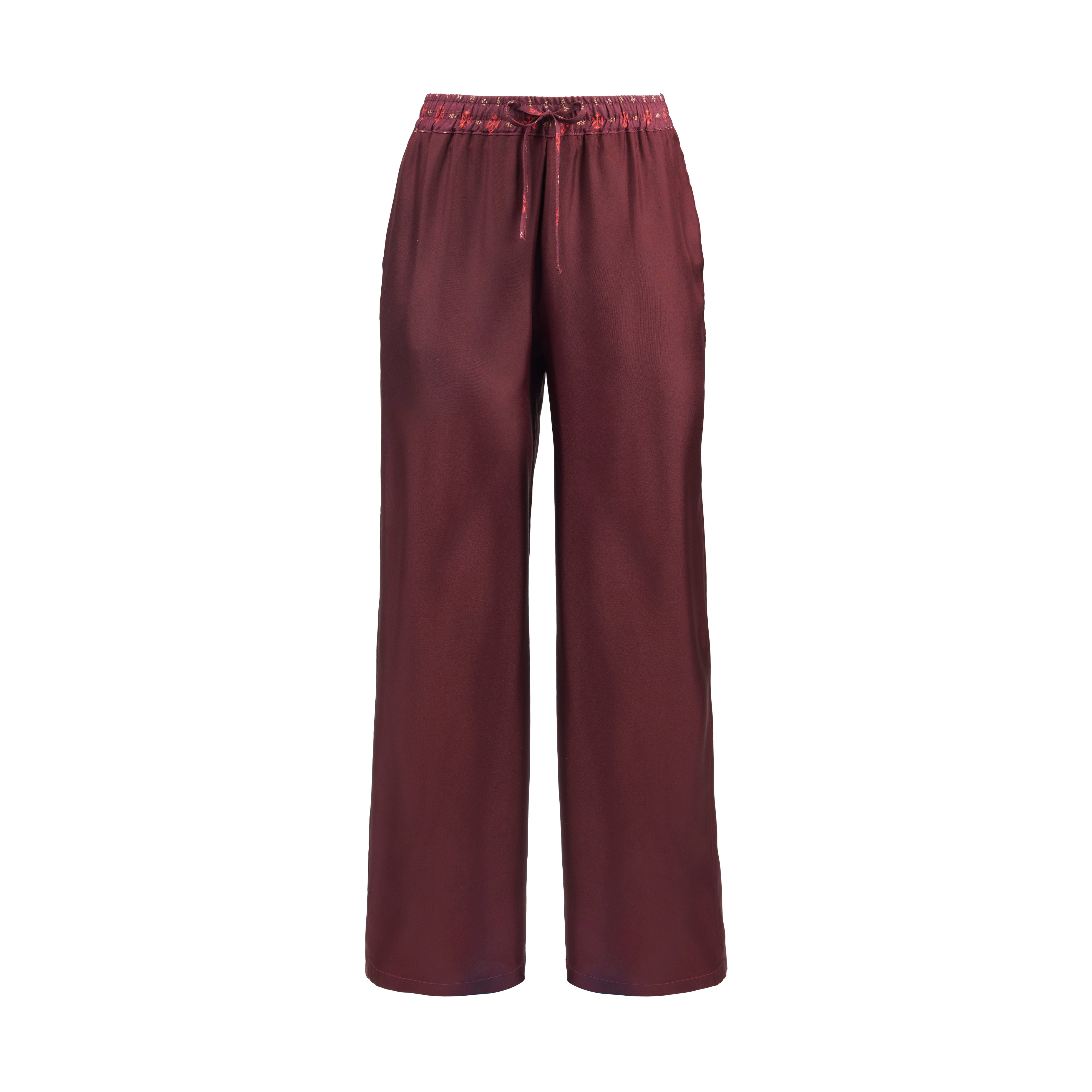 Ornamental Silk Trousers