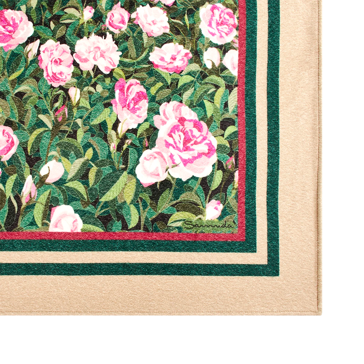 Taif Throw in Pure White Cashmere