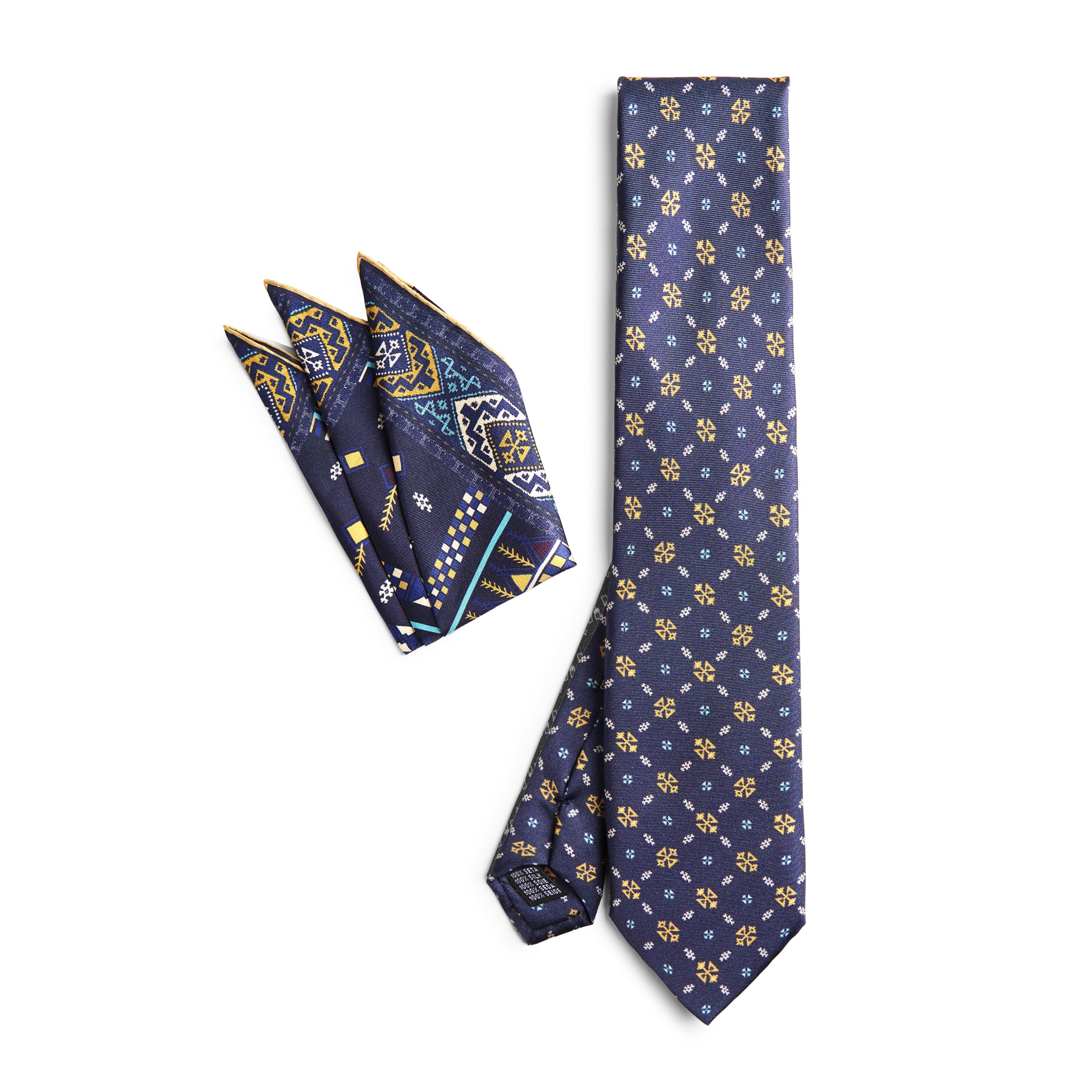 Ornamental Tie Navy