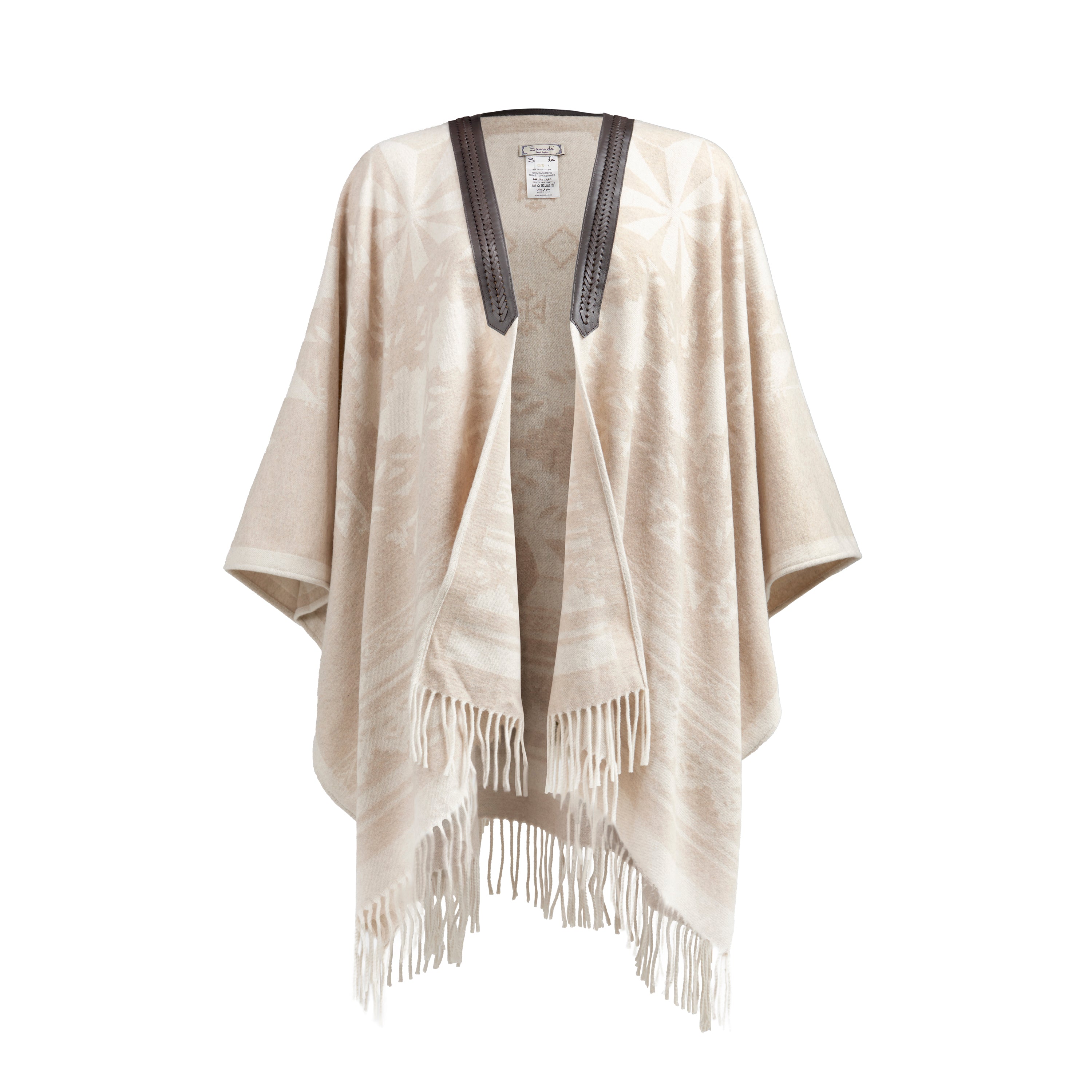 Jacquard Poncho
