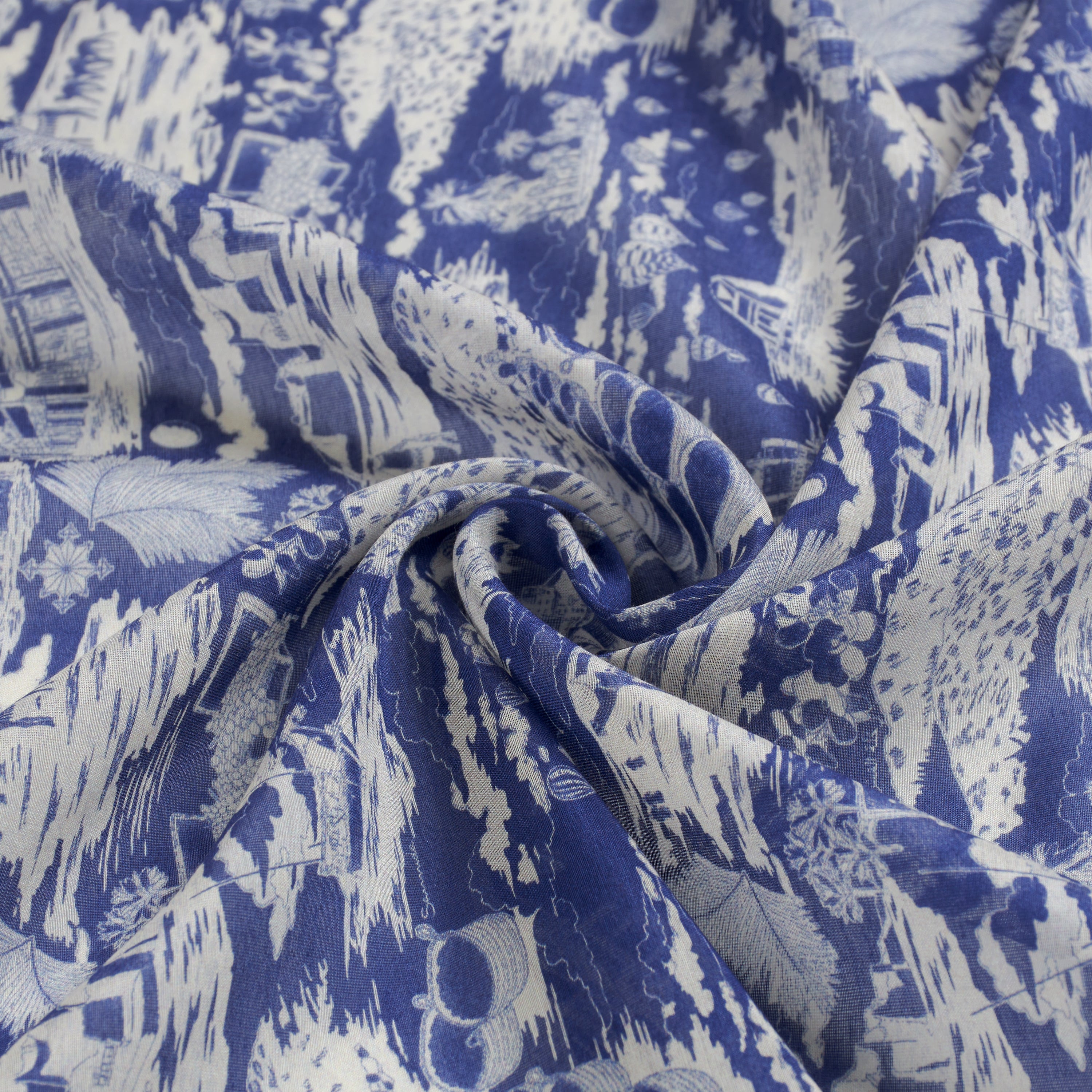 Tour of Joy Cotton/Silk Scarf