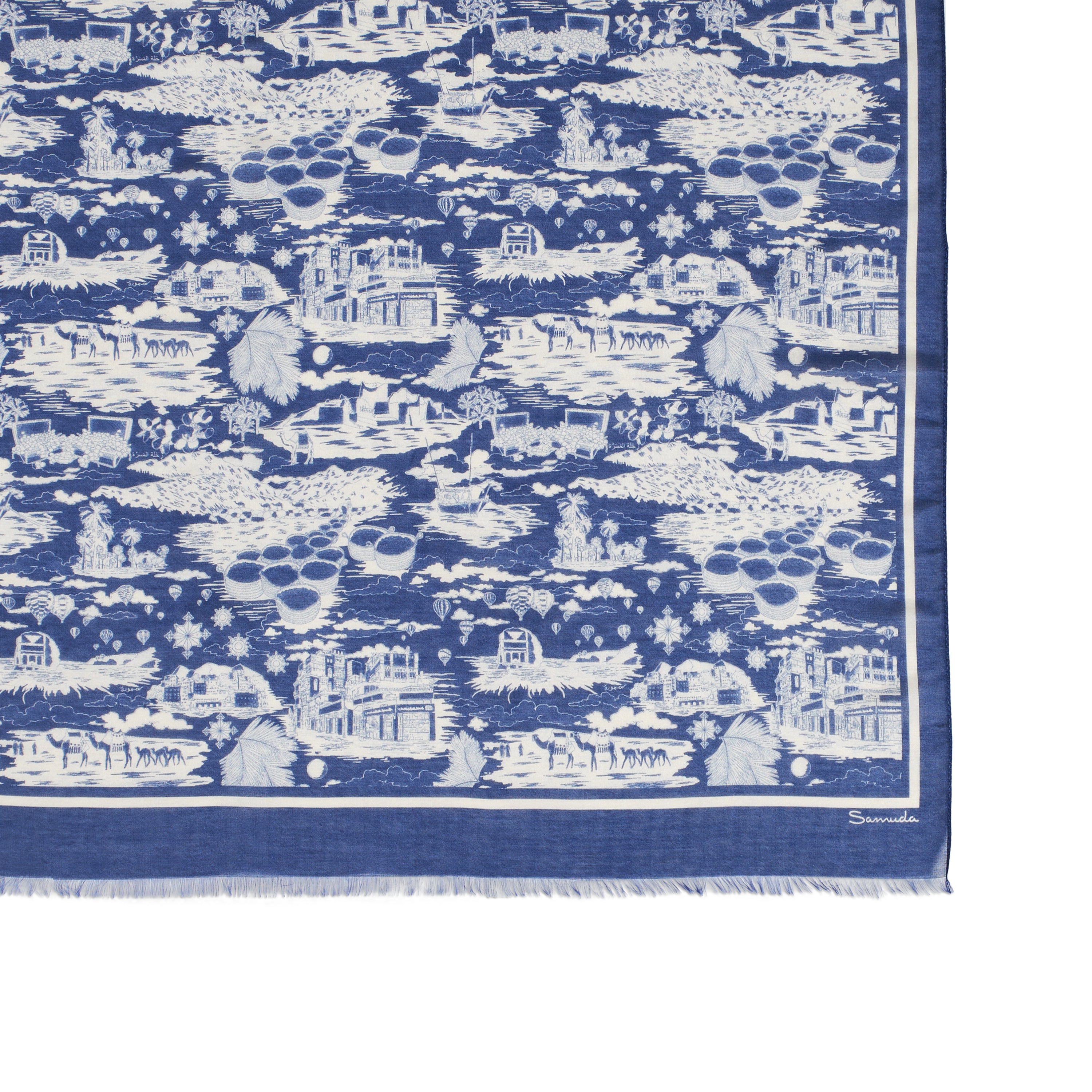 Tour of Joy Cotton/Silk Scarf
