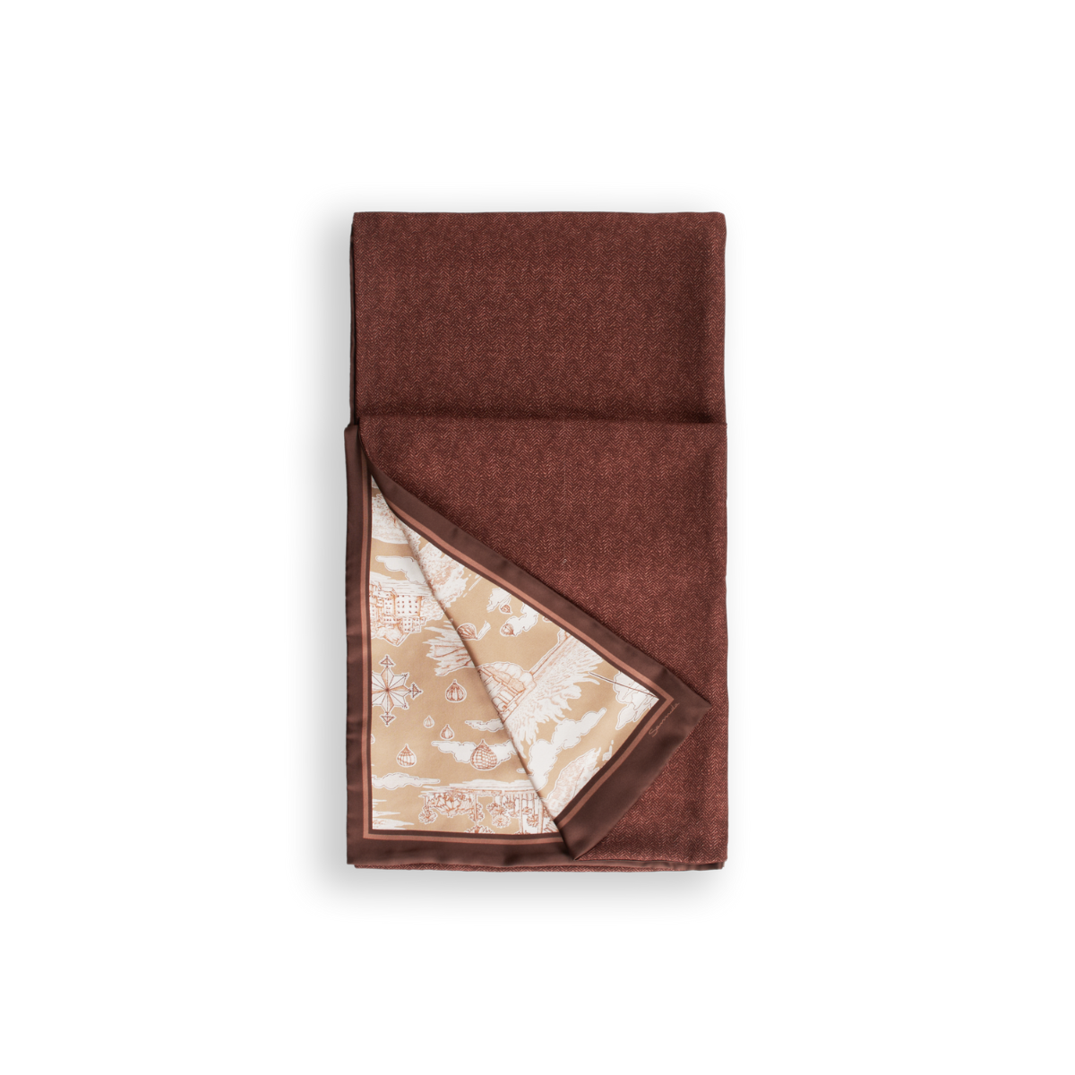 Tour of Joy Scarf in Silk & Wool