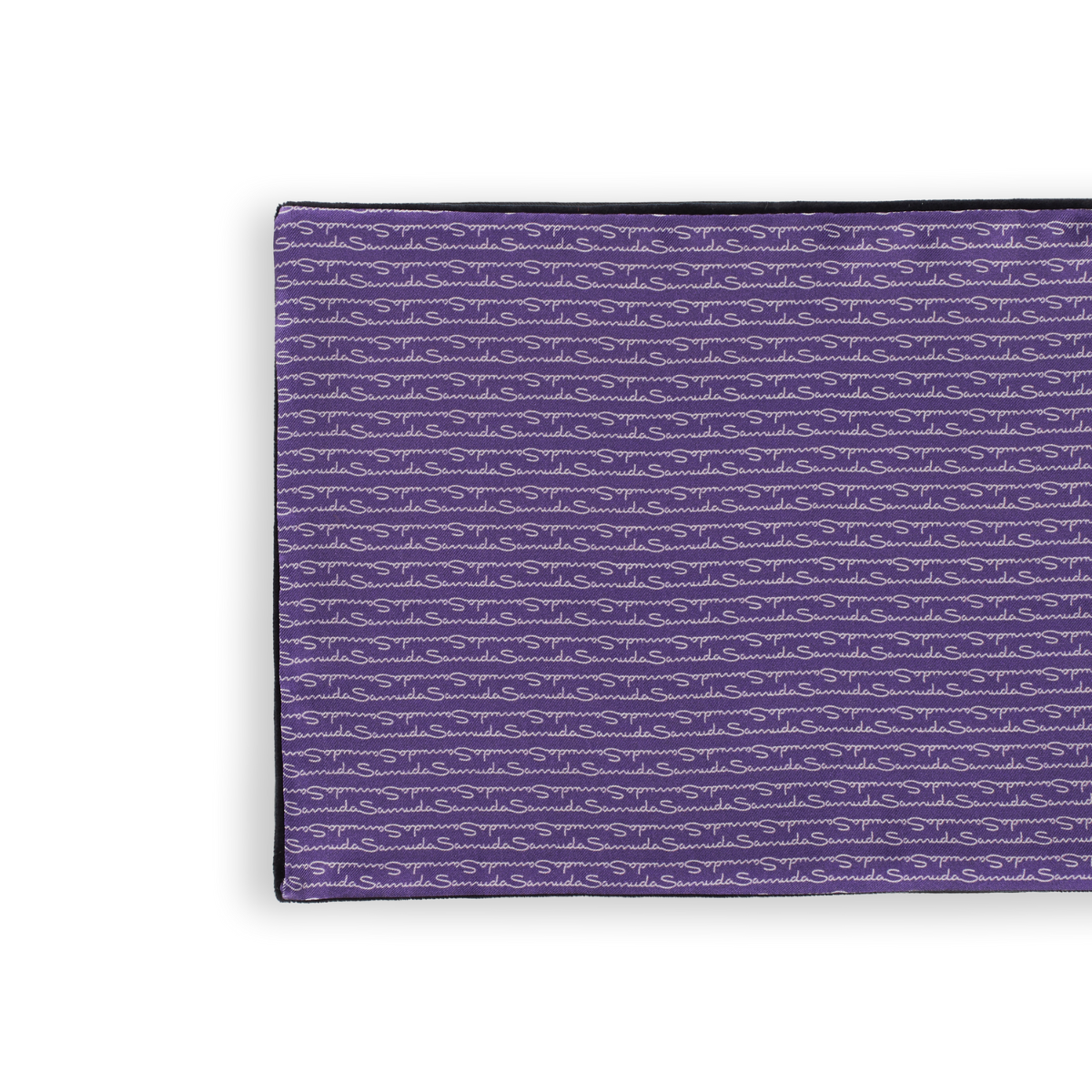 Samuda Signature Scarf in Silk & Velvet