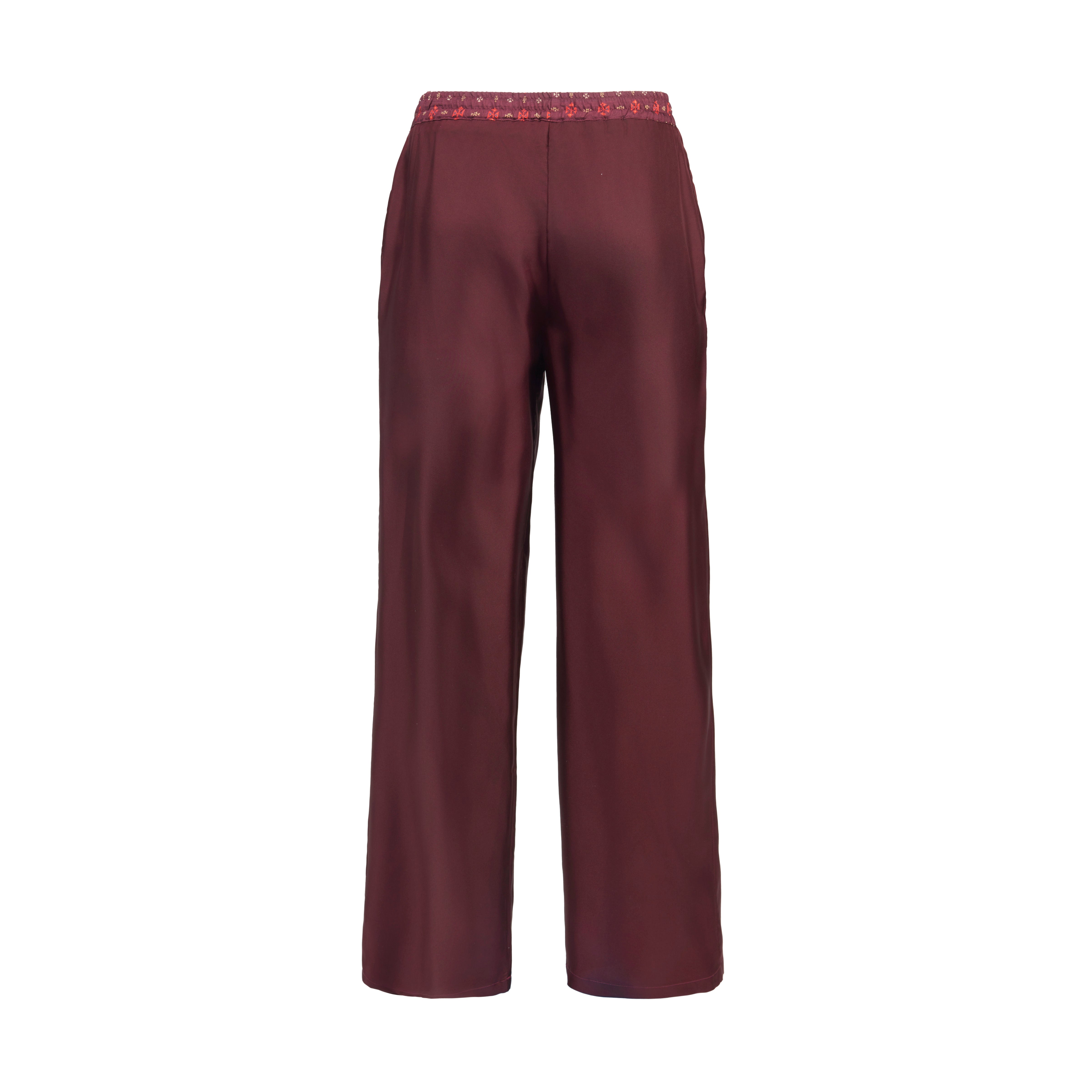 Ornamental Silk Trousers
