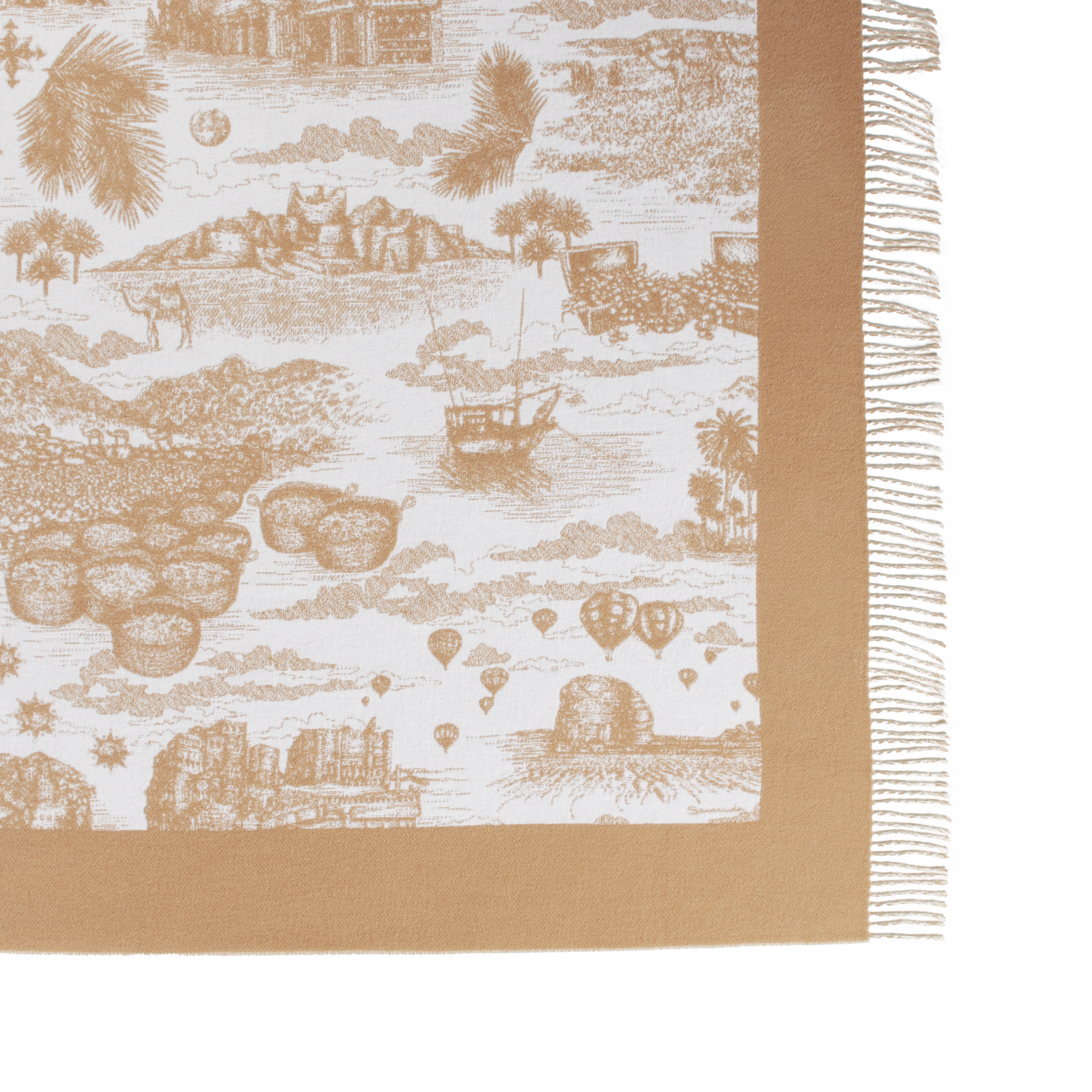 Tour of Joy Jacquard Wool Throw