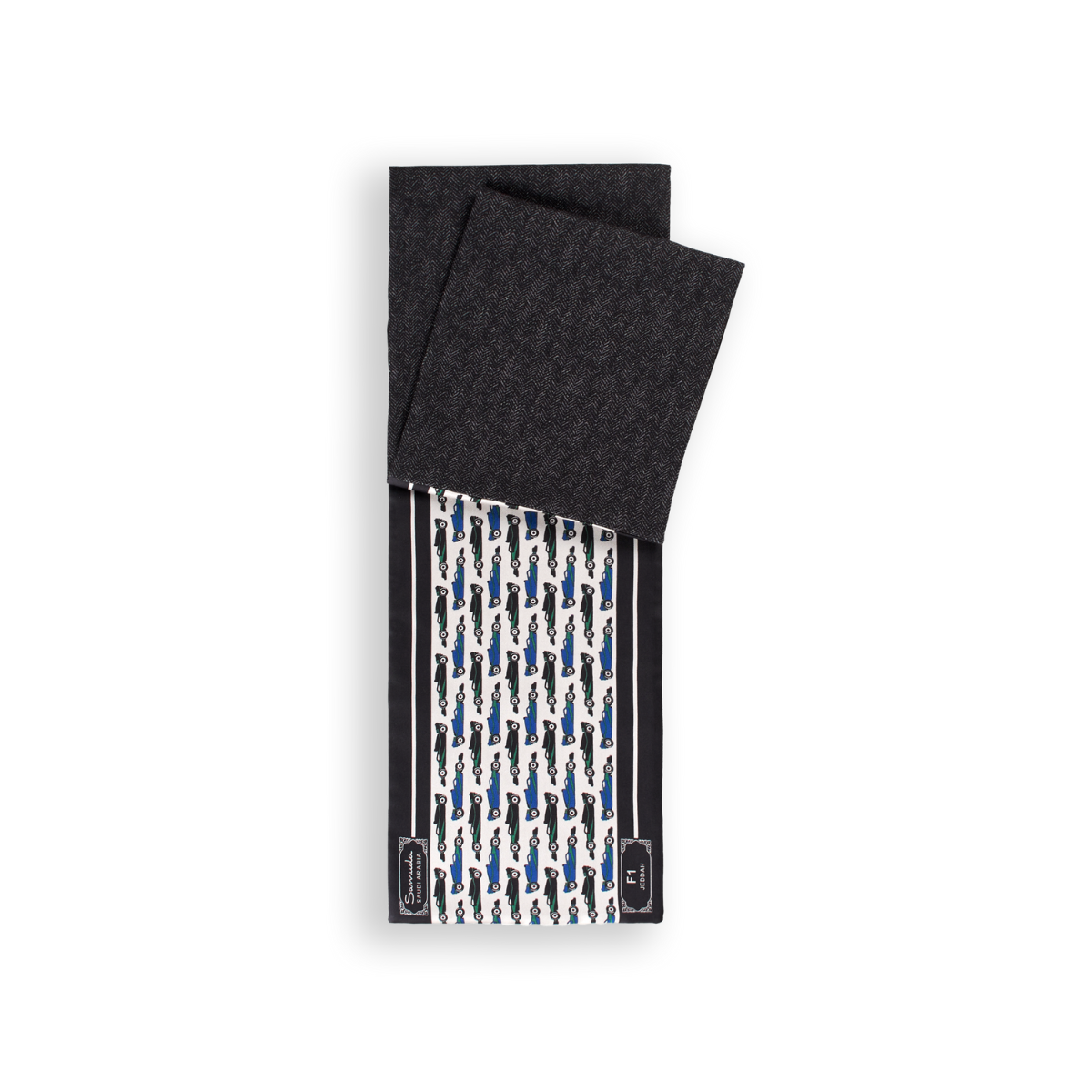 Formula 1 Jeddah Scarf in Wool & Silk - Limited Edition