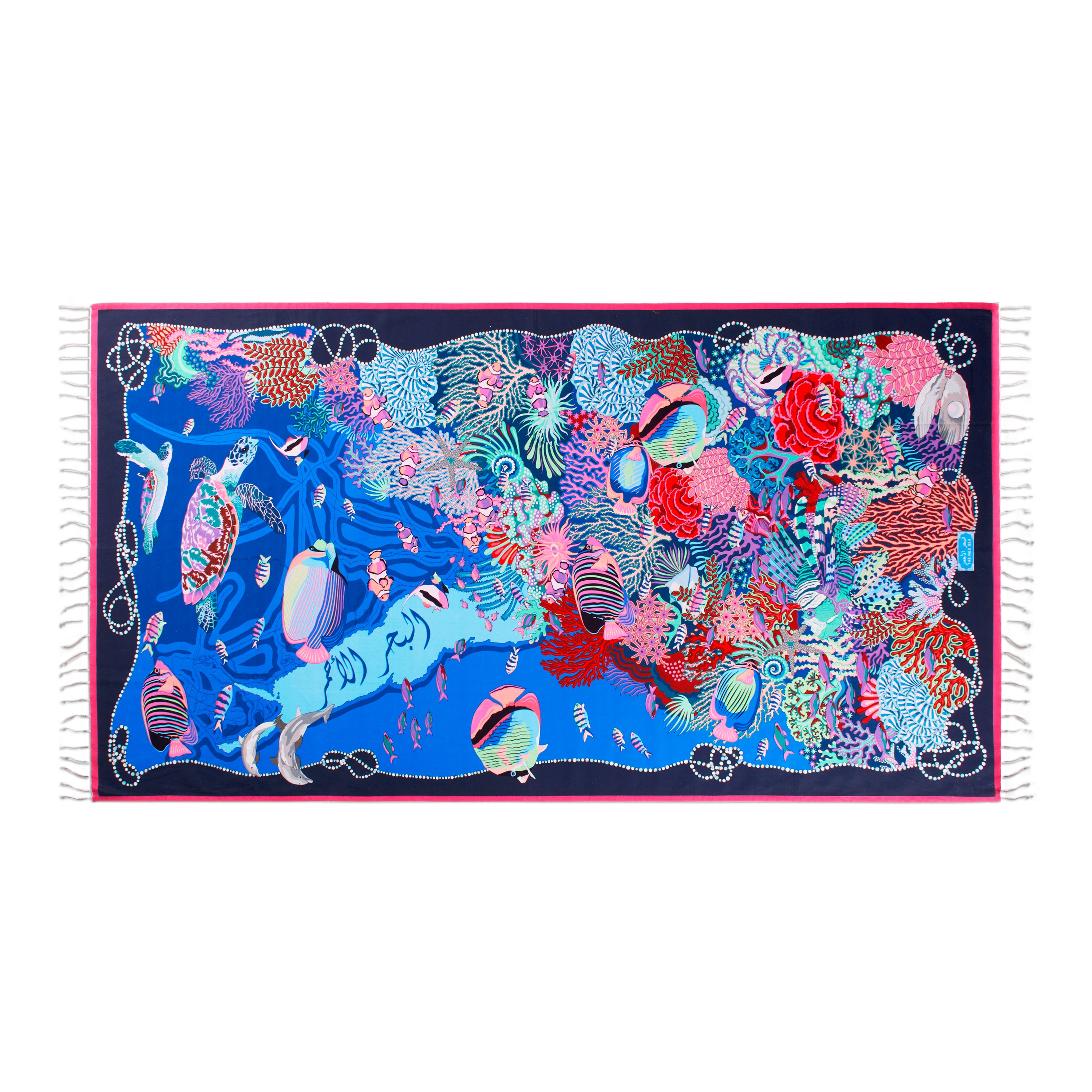RED SEA PRINTED FOUTA TOWEL