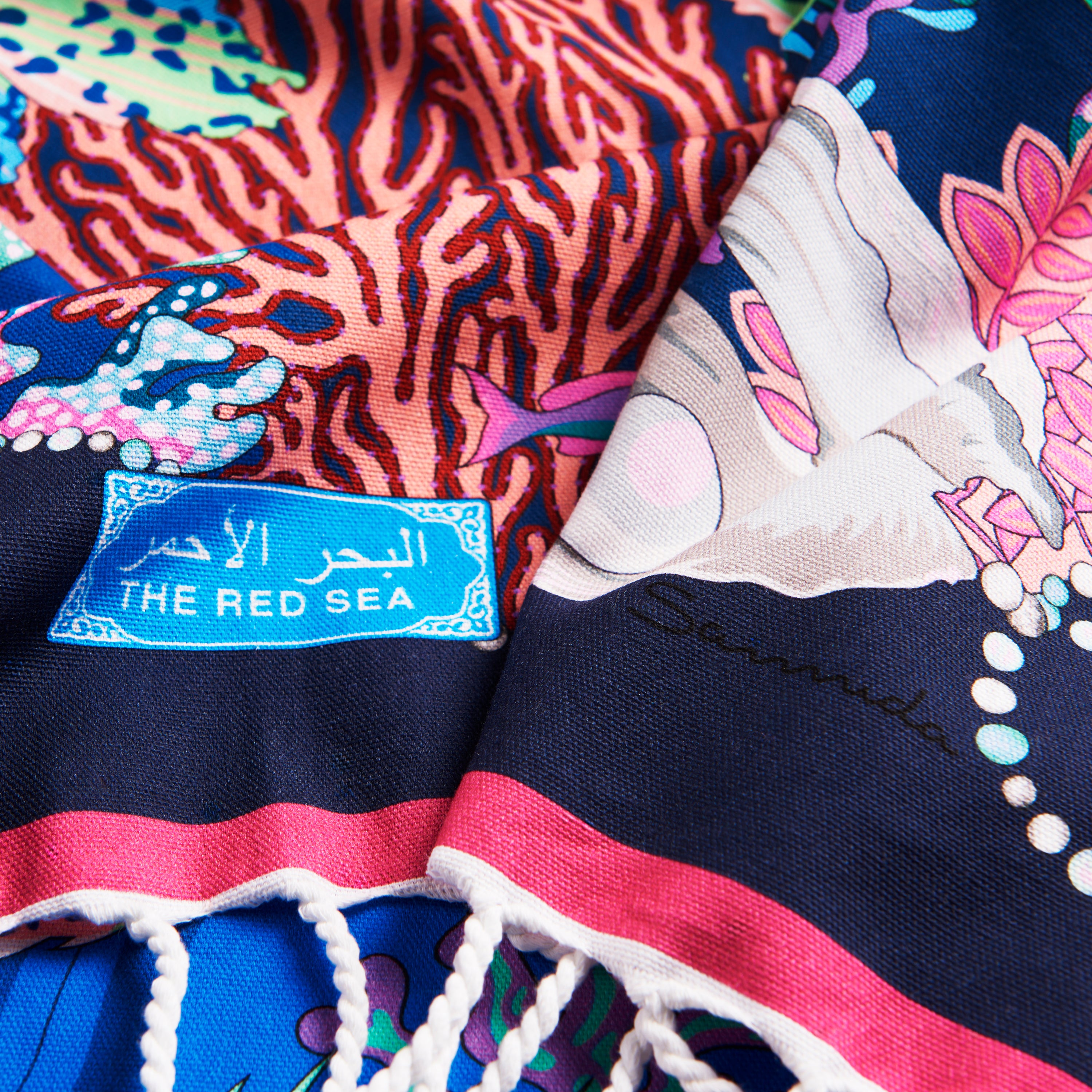 RED SEA PRINTED FOUTA TOWEL