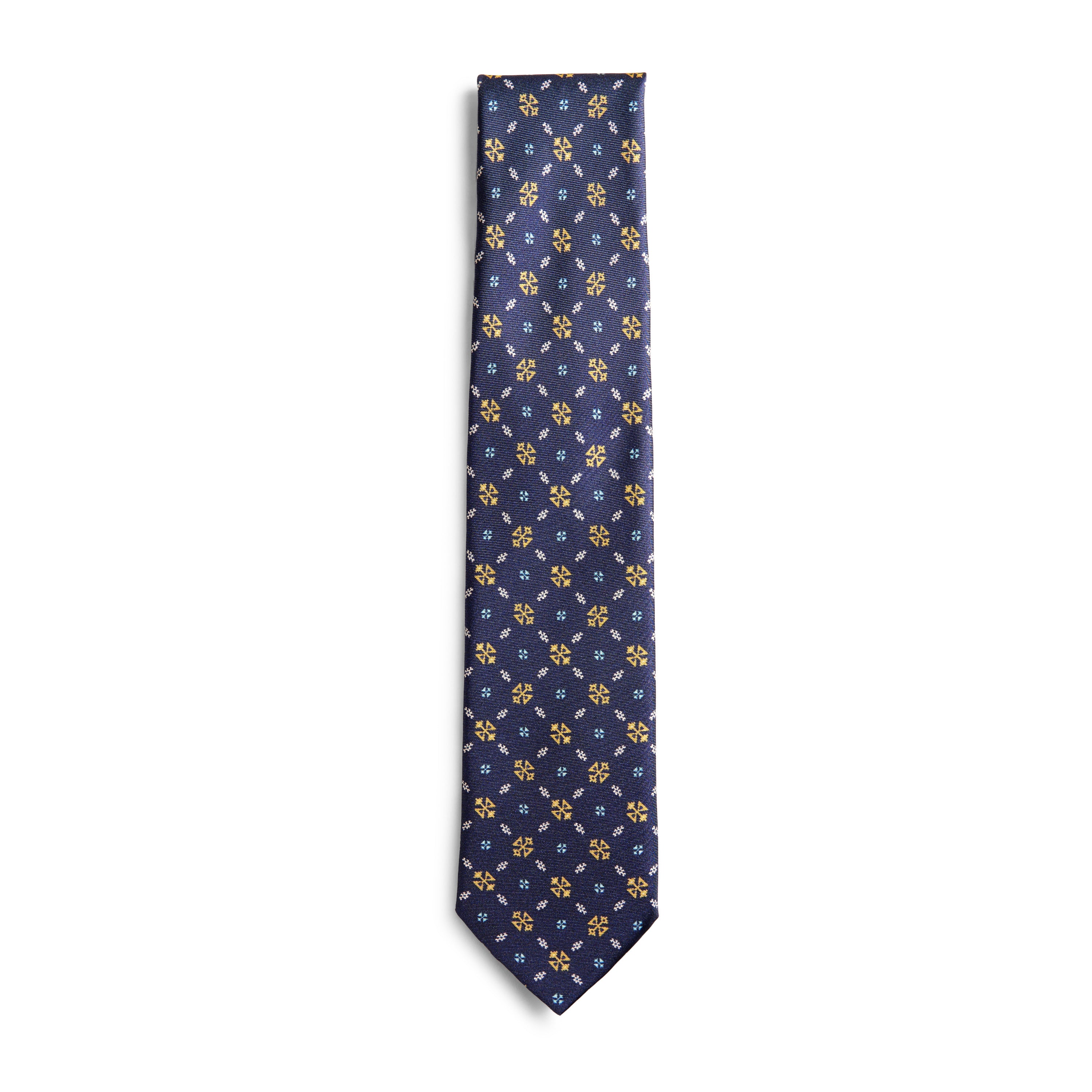 Ornamental Tie Navy