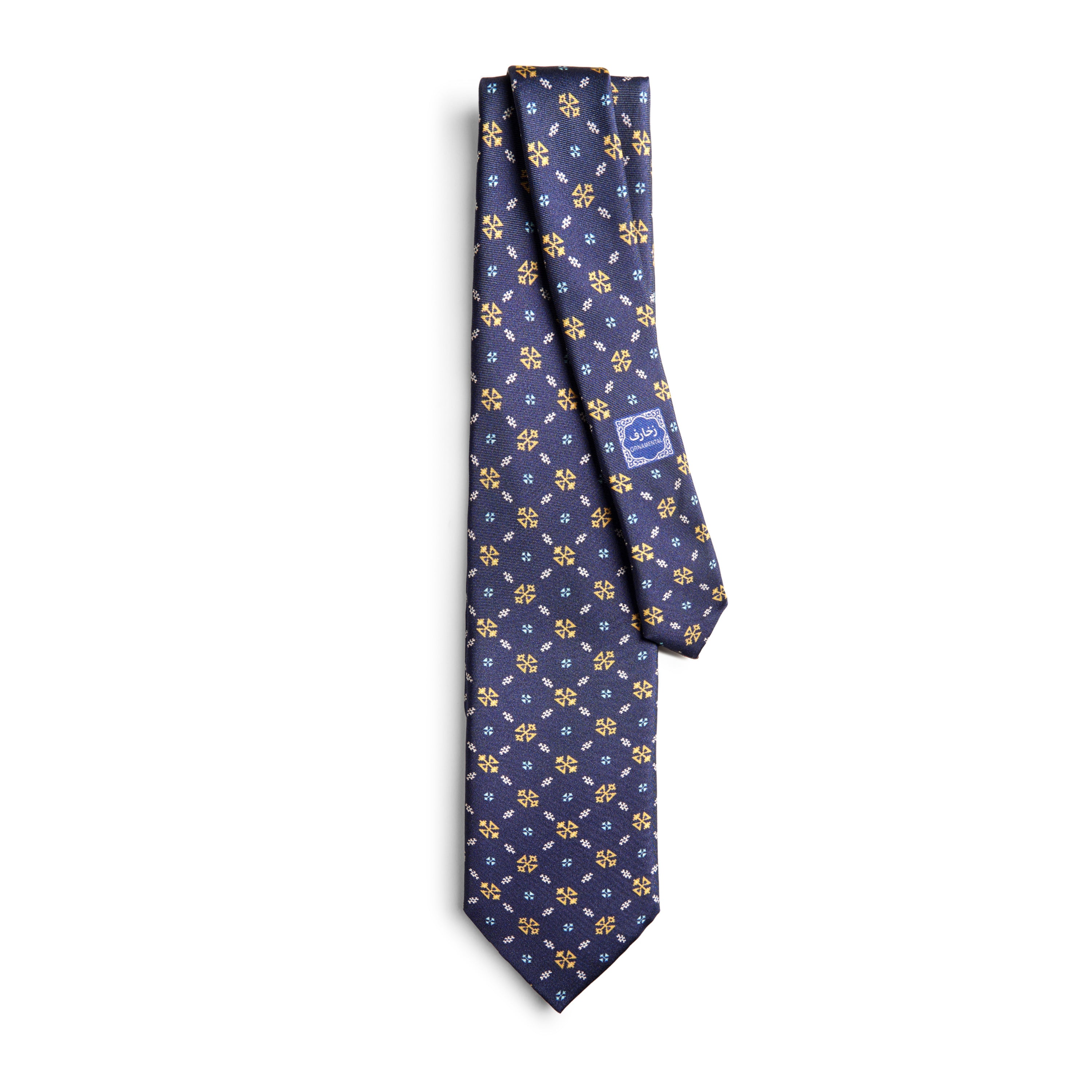 Ornamental Tie Navy