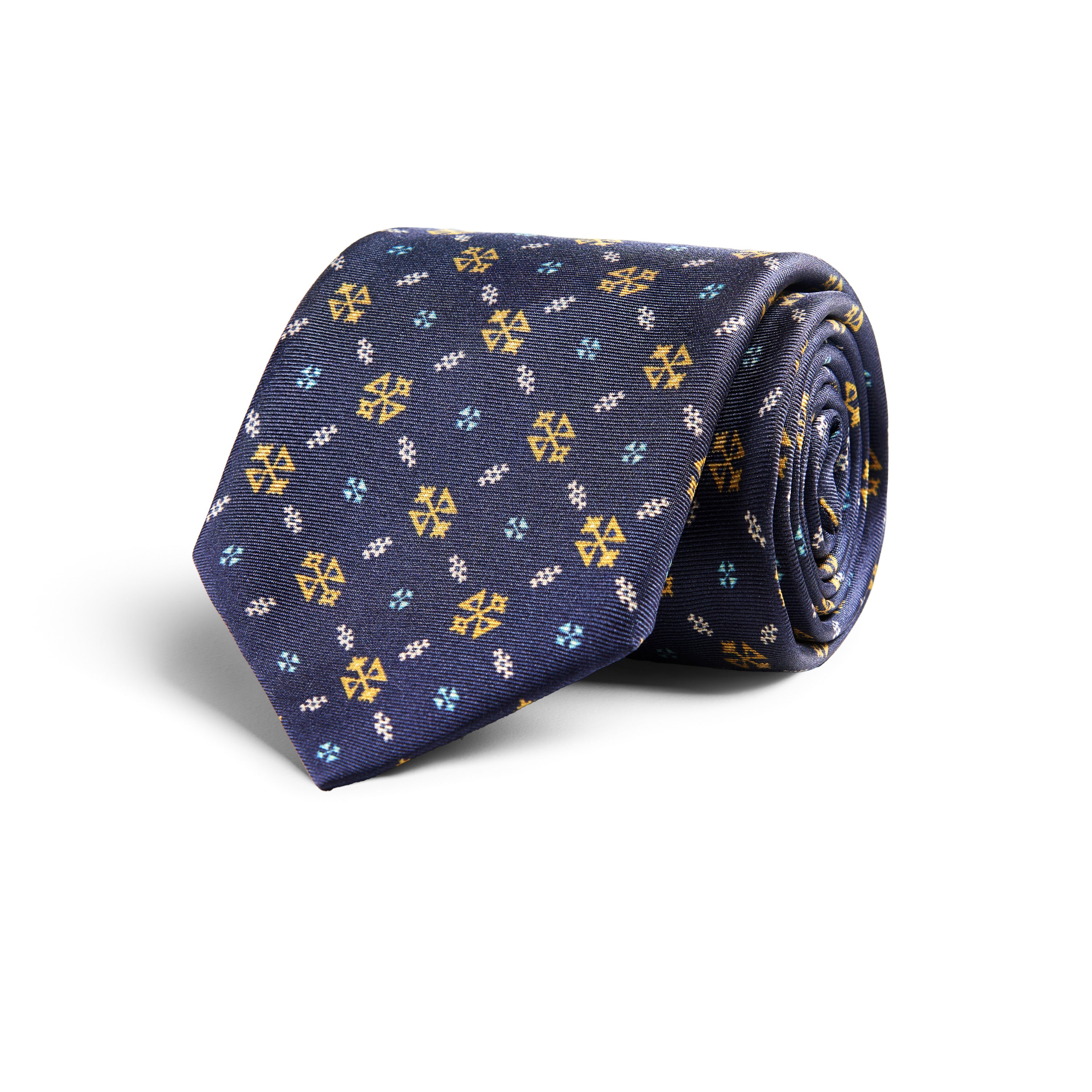 Ornamental Tie Navy