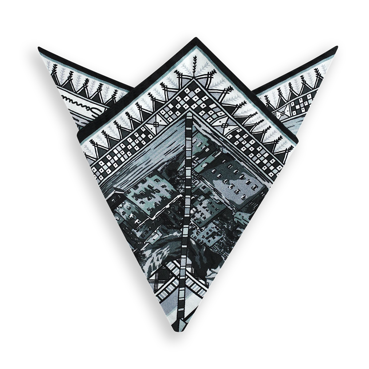 Rijal Almaa Pocket Square