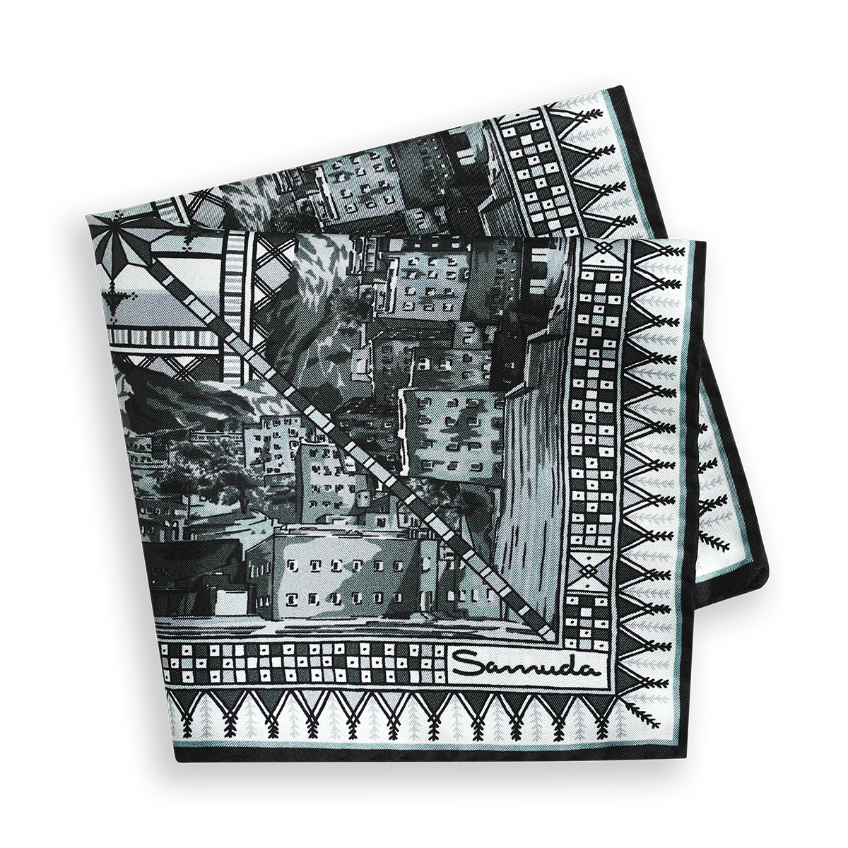Rijal Almaa Pocket Square