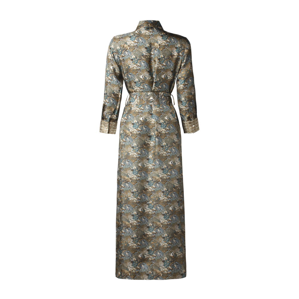 Red Sea Coral Brown Dress-Shirt and Pants