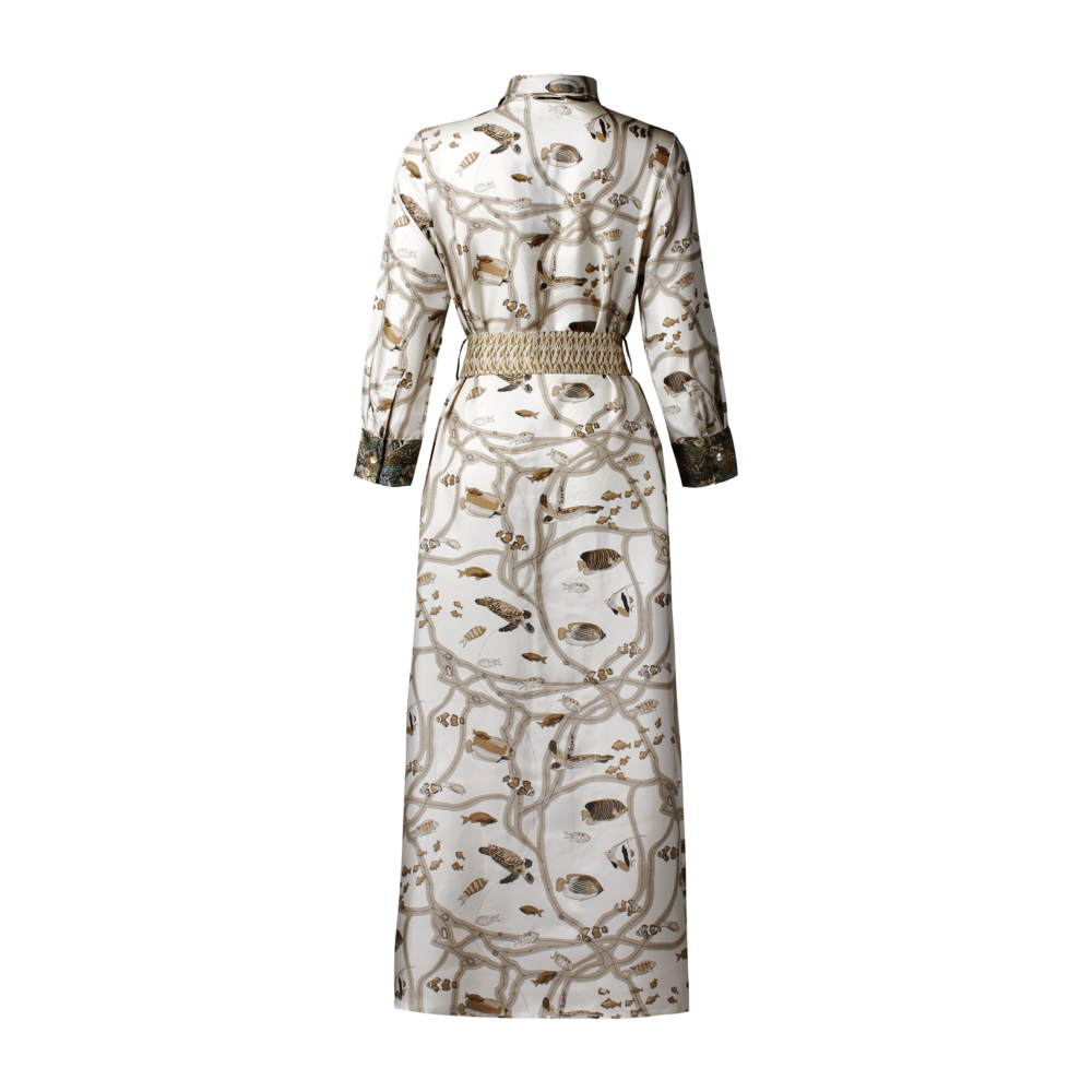 Red Sea Coral Neutral Dress-Shirt and Pants