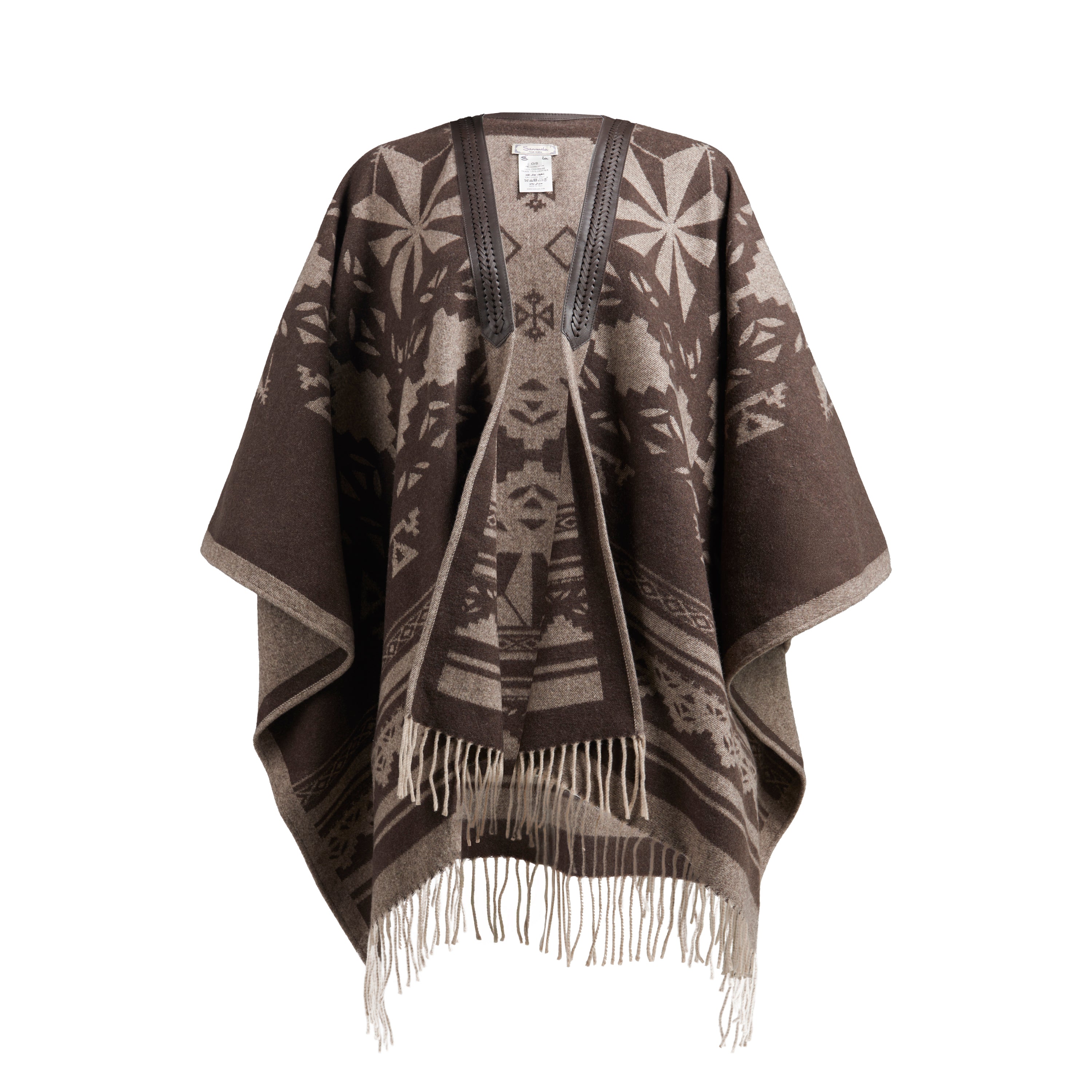 Jacquard Poncho