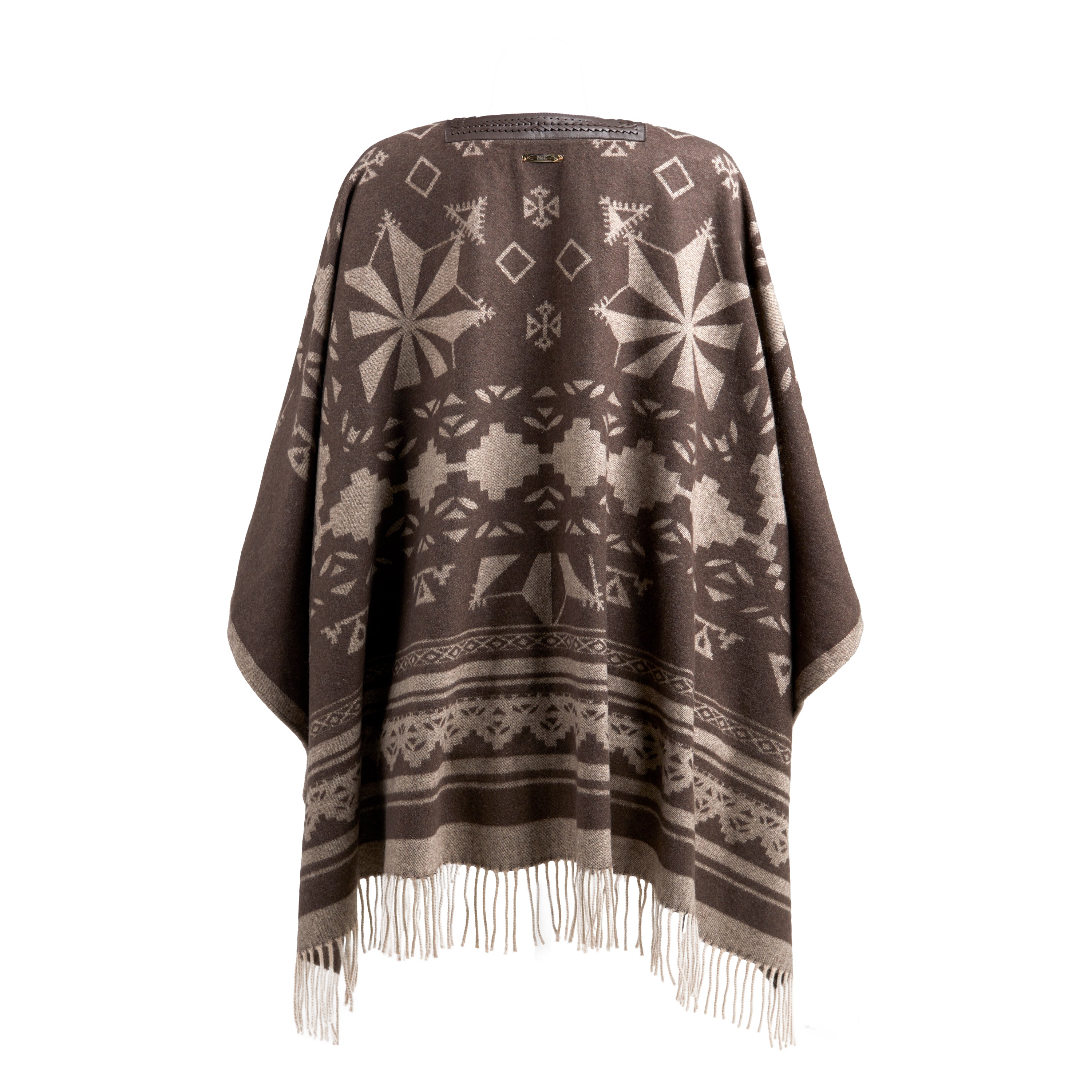 Jacquard Poncho