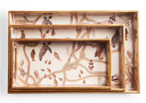 Red Sea Decorative Trays Set