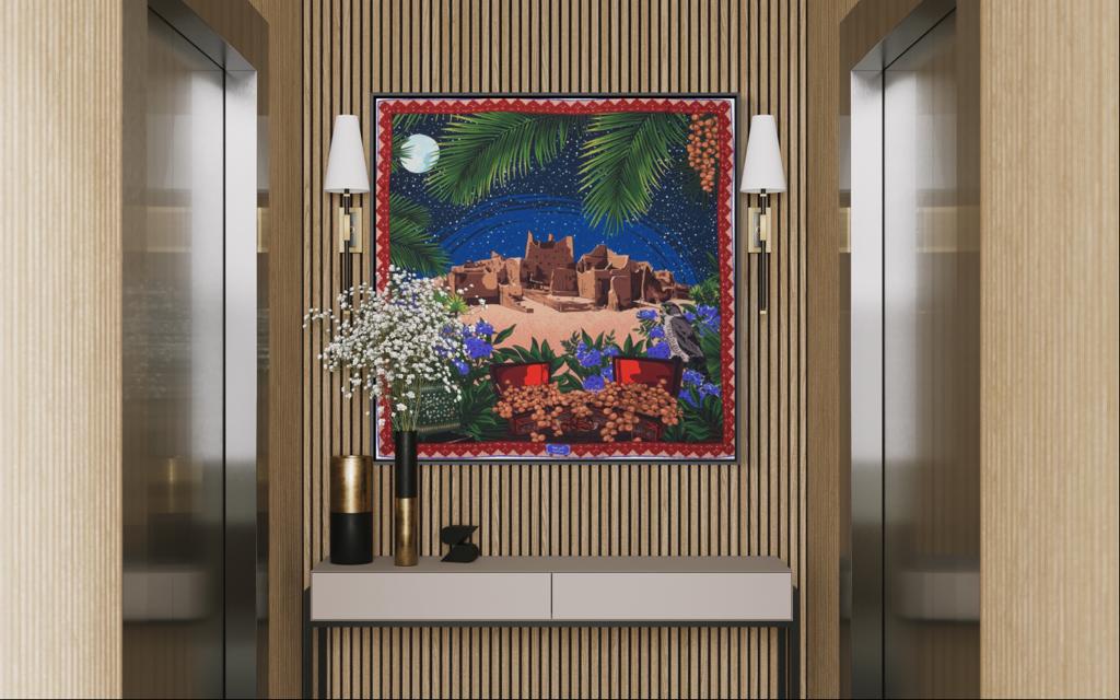 Framed Scarves - The Cities