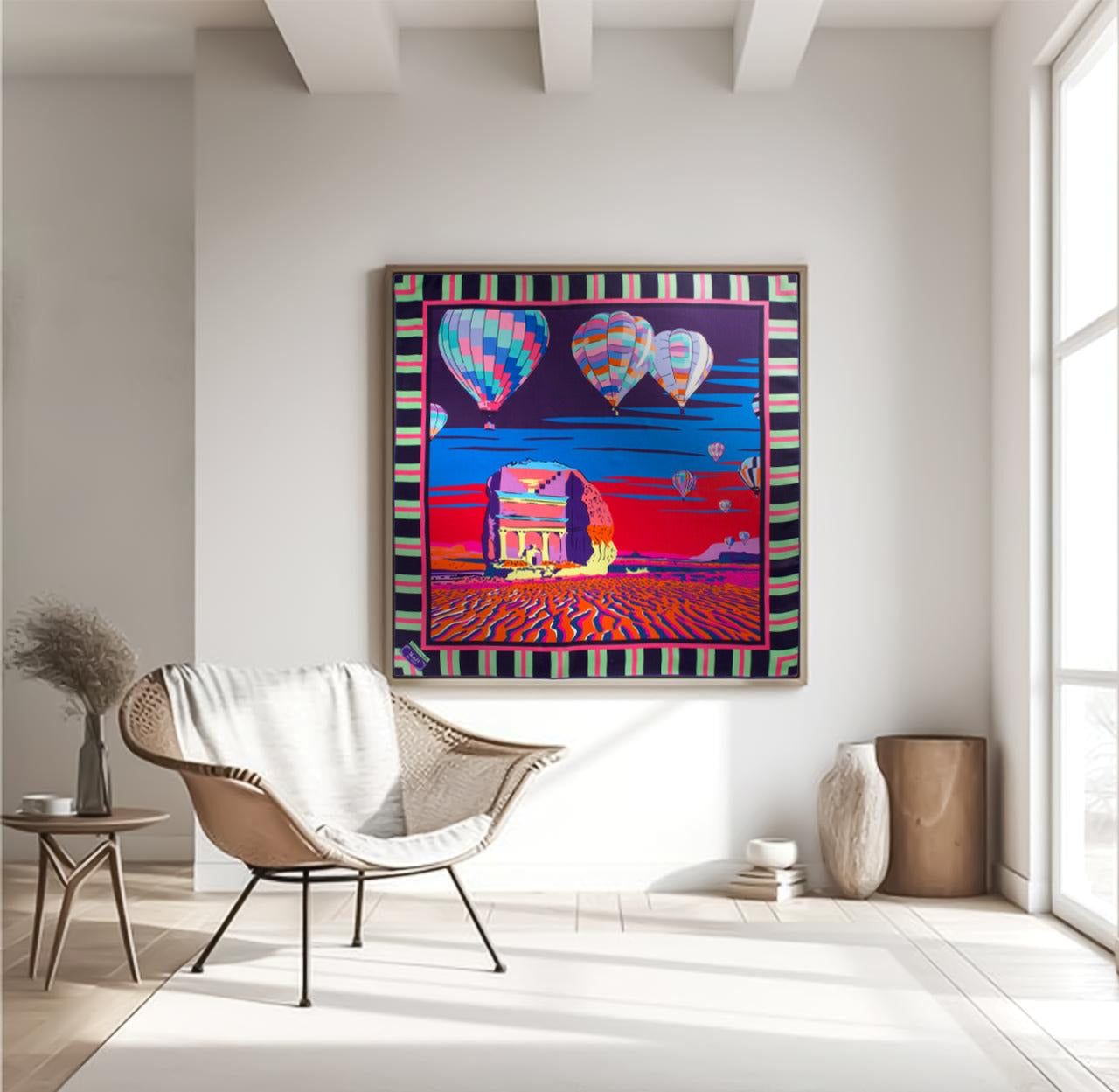Framed Scarves - The Cities
