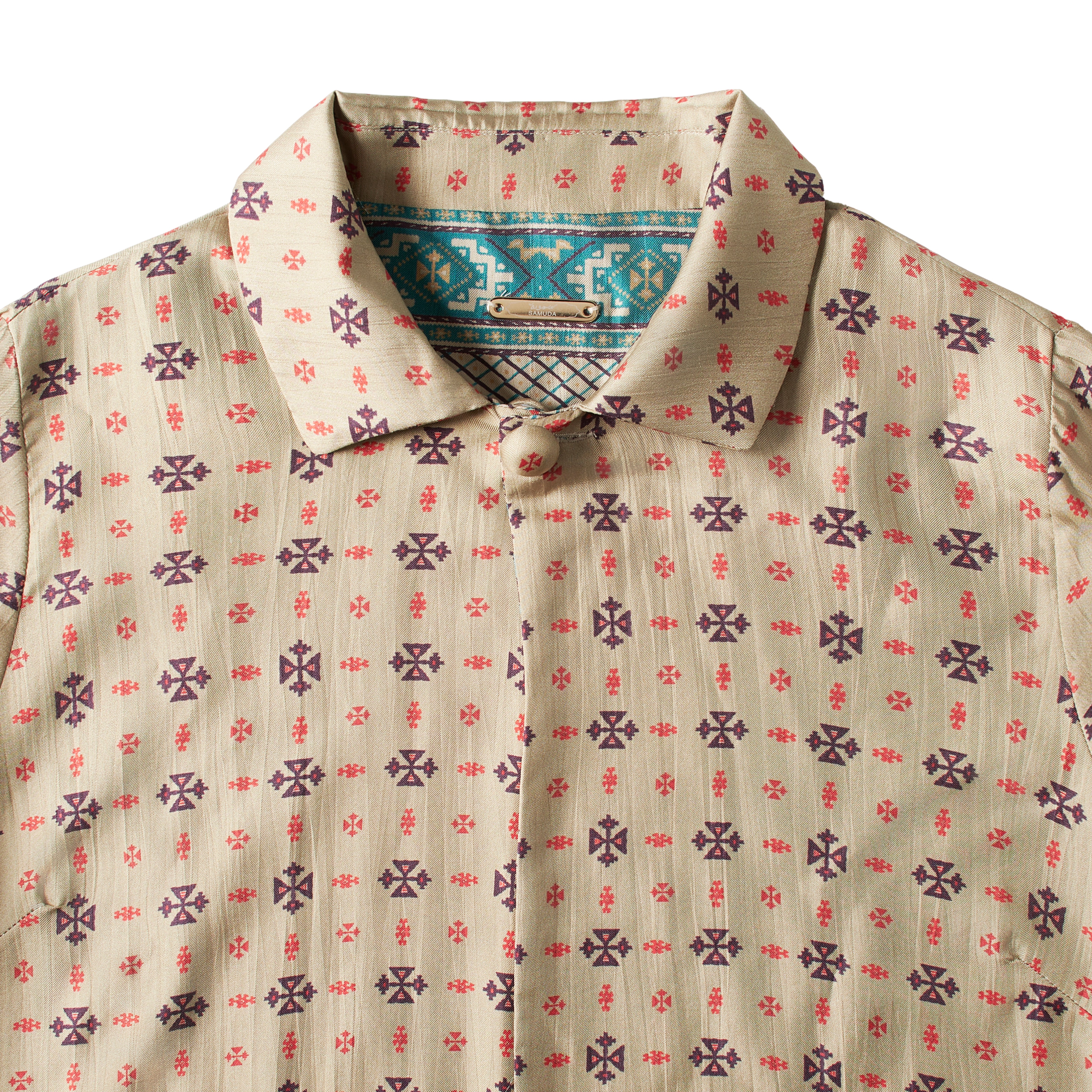 Ornamental Silk Reversible Coat